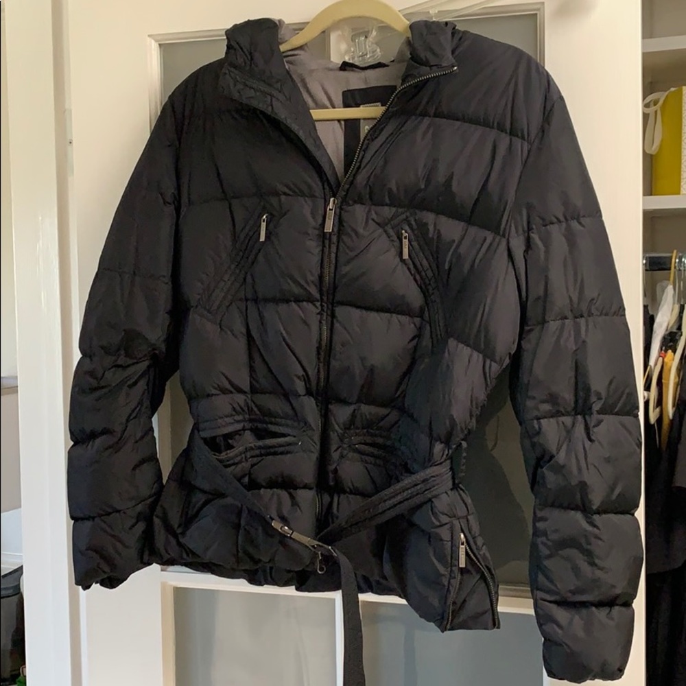 Black add down parka